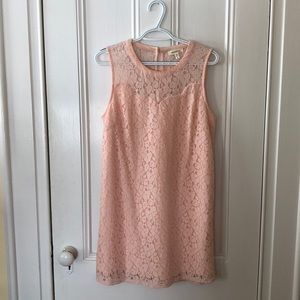 Peach Lace Dress